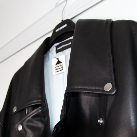 BNWT SS18 UNDERCOVER x CINDY SHERMAN BIKER LEATHER JACKET 2 - Picture 4 of 15